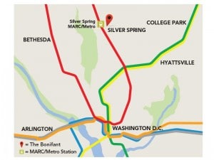 Silver Spring map